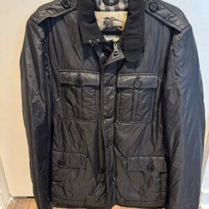 Burberry Charcoal Men's Military Jacket